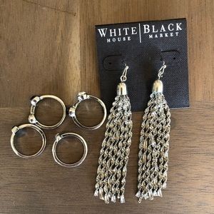White House Black Market Silver Jewelry Pack